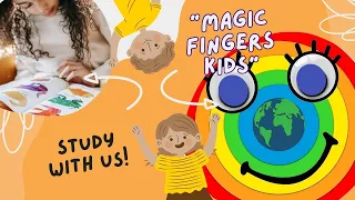How To Draw Paint And Learn ABC alphabet | Kids Art Time | Magic Fingers Kids