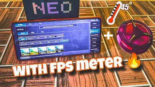 IQOO NEO 9 PRO 💥 BGMI/PUBG FPS METER TEST WITH COOLER 🥶l NO LAG 🔥