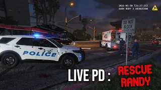 [NO COMMENTARY] GTA V LSPDFR | Shootout in grove st |LSPD