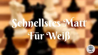 ♔ Schnellstes Matt für Weiß ♛ Matt nach 3 Zügen? ♙