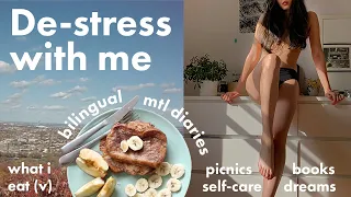 DE-STRESS VLOG 🍵 self-care, picnics, trying new recipes & more! MONTREAL DIARIES fr/en
