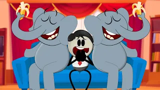 What if we Lived with an Elephant? + more videos | #aumsum #kids #cartoon #whatif #education