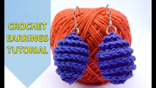 Crochet Amigurumi Earrings | Beginner Friendly video Tutorial | Easy to follow instructions