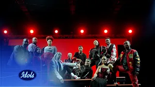 The Top 12 performs ‘Cuff It’ – Idols SA