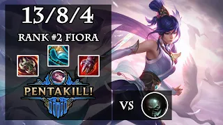 Fiora | Challenger | Top | Penta | EUNE | V11.5 | vs Urgot