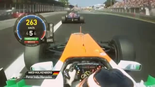 Hulkenberg Vs Vergne Onboard Monza 2012 F1