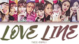 TWICE (트와이스) – LOVE LINE Lyrics (Color Coded Han/Rom/Eng)