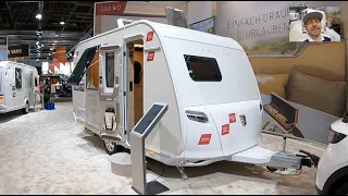 Tabbert Pantiga PEP 390 WD new model caravan travel trailer camper walkaround and interior K0484