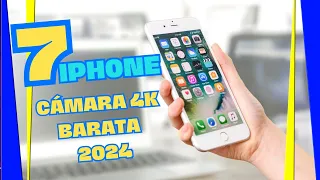 📱 LA MEJOR CAMARA 4K  BARATA | iPhone 7 en 2024 ¿Vale la pena❓