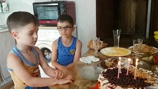 Загадываю желание.День рождения Тимурки 04.08.2018.