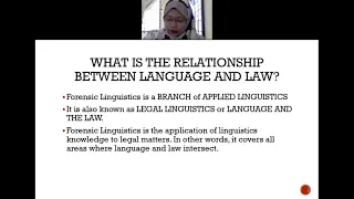 Forensic Linguistics and Its Potential in Malaysia_PART 1