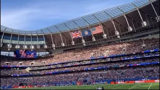 Entire Stadium Singing Oasis Song (Jaguars-Bills in London 2023)