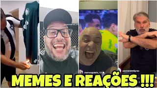 REACT BOTAFOGO 3X4 PALMEIRAS!!! OS MELHORES MEMES E REAÇÕES!!!!