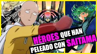 Todos los HÉROES que han PELEADO con SAITAMA | ONE PUNCH MAN