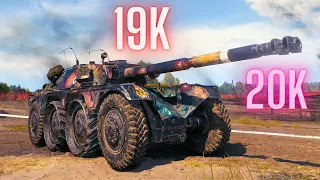 World of Tanks Panhard EBR 105 - 19K Assist Damage & Panhard EBR 105 - 20K