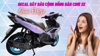 Dán Decal Xe Ab Màu Quá Đẹp Gây Bão Cộng Đồng Dân Chơi Xe | Sơn Xe Hoàng Phúc