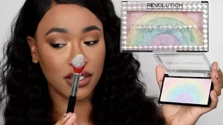 RAINBOW HIGHLIGHTER?! DOES IT WORK ON DARK SKIN THO?