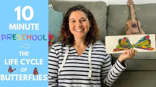 The Life Cycle of Butterflies! | 10-Minute Preschool - Learn At Home Songs, Science & More!