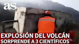 VOLCÁN EN LA PALMA | PELIGROSA EXPLOSIÓN sorprende a CIENTÍFICOS | AS