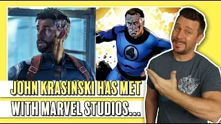 John Krasinski Met With Marvel Studios!