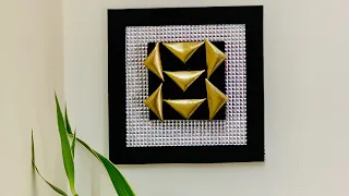 DIY Handmade Quick & Easy Wall Art Idea| DIY Home Decor| gadac diy|Room Decor| Abstract Wall Art