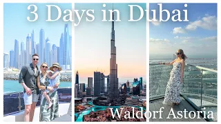 Dubai Family Vlog - 3 Days in Dubai - Waldorf Astoria