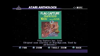 Atari Anthology - PS2 - Flag Capture - Box Art & Manual