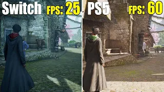 Nintendo Switch vs. PS4 vs. PS5 | Hogwarts Legacy