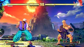 Rashid vs Oro (Hardest AI) - Street Fighter V (PS5 4K60FPS)