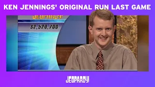 Ken Jennings' Original Run Last Game Promo | JEOPARDY!