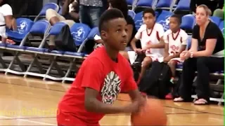 9-year old "Bronny James" at 2014 AAU Championships!