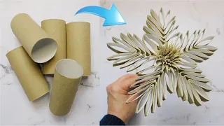 It's Amazing What You Can Do With Toilet Paper Rolls / Easy Way To Recycle / Handmade Flower DIY