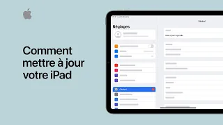 Mettre à jour votre iPad | Assistance Apple