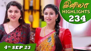 Iniya Serial Highlights Ep - 234 | 4 th Sep 2023 | Alya Manasa , Rishi | Saregama TV Shows Tamil