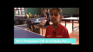 Rétro : Prithika PAVADE (Première Interview)