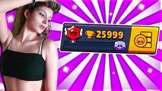 😱 LA MIA RAGAZZA RAGGIUNGE le 26000 COPPE su BRAWL STARS!