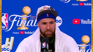 Klay Thompson Postgame Interview - Game 6 - Warriors vs Celtics | 2022 NBA Finals