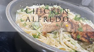 Chicken Fettuccine Alfredo | EASY RECIPE!