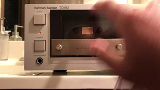 Harman Kardon TD192 Tape Cassette Deck