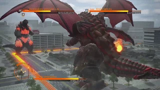 GODZILLA PS4: Destroyah vs Burning Godzilla and Angurius