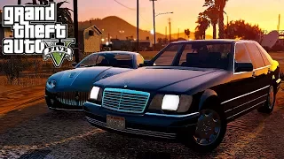 Реальная Жизнь в GTA 5 - ПРЕССУЕМ ЛЮДЕЙ НА ТРАССЕ, НА MERCEDES-BENZ S600 !!!