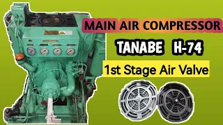 HOW TO REPLACE 1ST STAGE AIR VALVE TANABE AIR COMPRESSOR (VLOG 018)