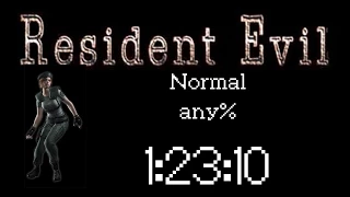 Resident Evil HD Remaster (PC 60FPS) Speedrun - Jill Normal any% - 1:23:10