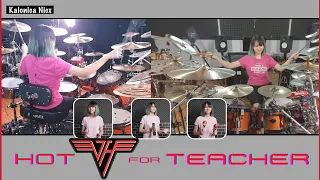 Van Halen ~ Hot For Teacher | Drum cover by Kalonica Nicx