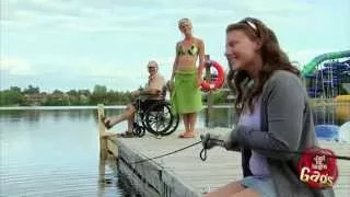 Disabled Man Falls In Water Prank