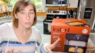 🔥*GETTING STARTED* Instant Airfryer w/ ClearCook Window 6qt #airfryer #unboxing