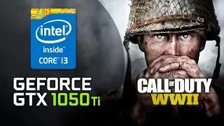 Call of Duty WW2 - GTX 1050 Ti + i3 3220 - 8GB RAM | 1080p - 900p [High/60FPS] Bottleneck ?