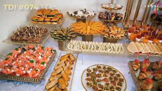 Wedding Appetizer Buffet Table # 074 | Party finger food | Party buffet table decorating ideas