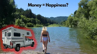 SIX FIGURES to Minimum Wage | Seeking The Simple Life in a Truck Camper (RV Life Vlog)