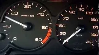 Peugeot 206 1.4HDI 0-100km acceleration